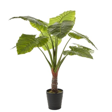 Taro in pot d110h130cm groen (Zijde-plant)