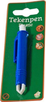 Tekentang plastic op blister 9cm