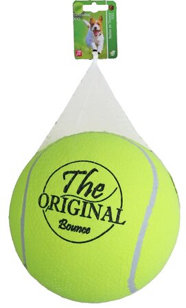 Tennisbal opblaasb.bounce 23cm geel