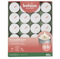 Theelicht wit 6u 40st doos