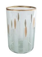 Theelichth candles glas 10x10x15cm