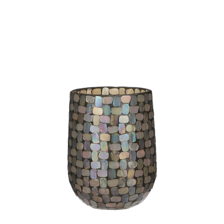 Theelichthdr ciro d14h18.50cm roze