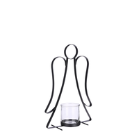 Theelichthdr engel l28b10h41cm zwrt