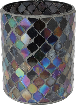 THEELICHTHOUDER 10CM GLAS BRUI