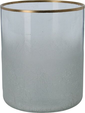 THEELICHTHOUDER 13CM MET GOUD