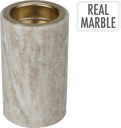 THEELICHTHOUDER MARMER 6X10CM
