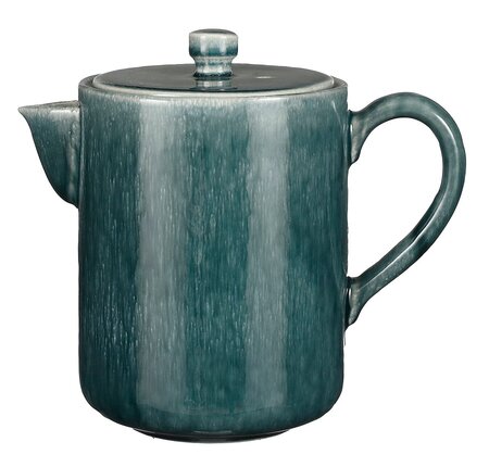 Theepot petrol 19x13cm.