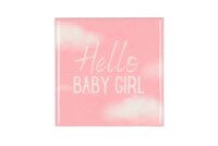 TILE BABY GIRL PINK 10X10X1CM