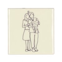 TILE FAMILY BEIGE 10X10X1CM