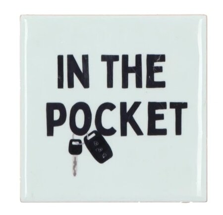 TILE IN THE POCKET GREEN 10X10X1CM