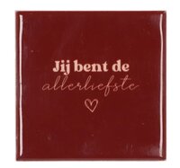 TILE JE BENT DE ALLERLIEFSTE BROWN 10X10X1CM