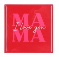 TILE MAMA RED 10X10X1CM