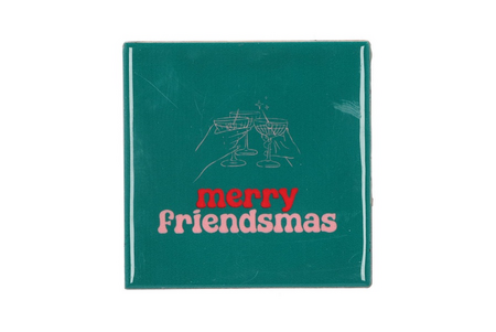 TILE MERRY FRIENDSMAS 10X10X1CM