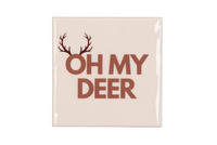 TILE OH MY DEER 10X10X1CM