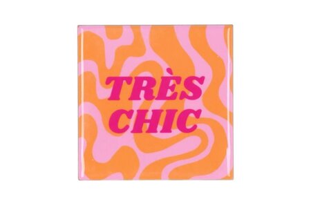 TILE TRES CHIC PINK 10X10X1CM