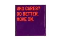 TILE WHO CARES? 10X10X1CM