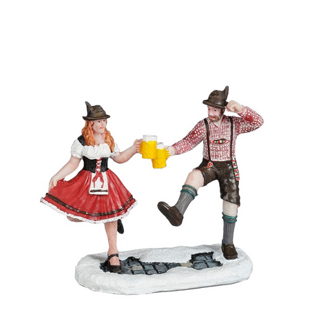 Toasting man and woman l9b4h7.5cm