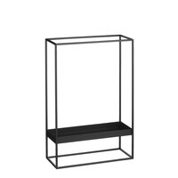 Tray rechthoek l40b17h60cm zwart