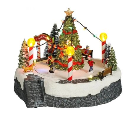 Tree scenery l22b22h18.5cm bo