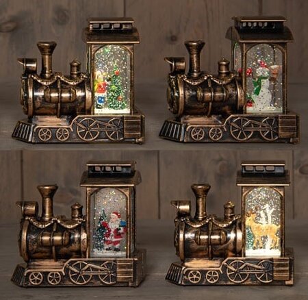 Trein glitterwater 11.5x8.5cm a4