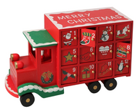 TRUCK ADVENTSKALENDER 29CM per stuk