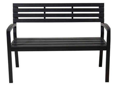 TUINBANK L115XB55XH85CM ZWART