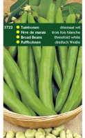 Tuinboon driemaal wit 100g - afbeelding 4