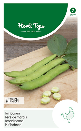 Tuinboon witkiem 250g - afbeelding 1