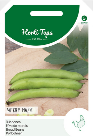Tuinboon witkiem major 75g - afbeelding 1