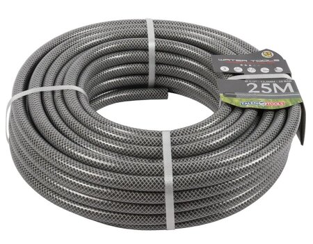 Tuinslang Versterkt 1/2 inch 25 mtr. Grijs