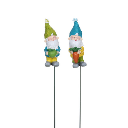 Tuinsteker l3b3.5h33.5cm blauw a2