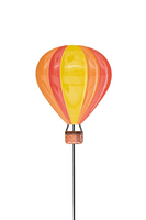 Tuinsteker luchtballon 65x18cm geel-oranje