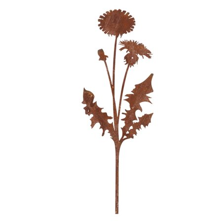 Tuinsteker paardenbloem h37cm bruin