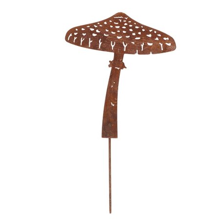 Tuinsteker parasolzwam h27cm bruin