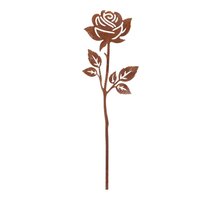 Tuinsteker roos h37cm bruin