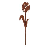 Tuinsteker tulp h37cm bruin