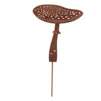 Tuinsteker vliegenzwam h27cm bruin