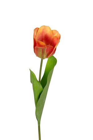 Tulp l60cm oranje/geel