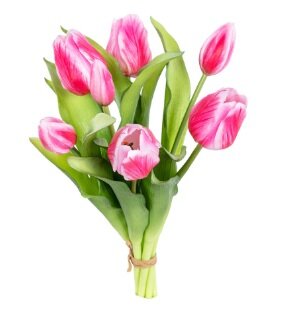 Tulpenbundel h30cm roze