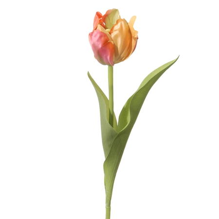 Tulpsteel l38cm oranje (Zijde-bloem)