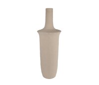 Vaas aardew 25x25x77cm bruin