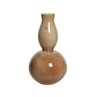 Vaas aardewerk d24.5h45cm kaneel - afbeelding 2