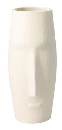 VAAS ALUMINIUM 9X20CM WIT