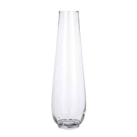 Vaas aubrie d26h85cm transparant