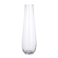 Vaas aubrie d26h85cm transparant
