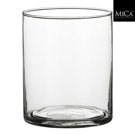 Vaas carly d12h15cm transparant