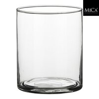 Vaas carly d12h15cm transparant