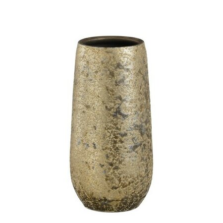 Vaas clemente d17.5h35cm champagne