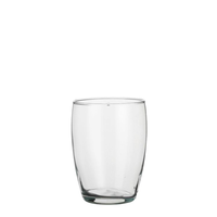 Vaas clover d14 h20cm transparant