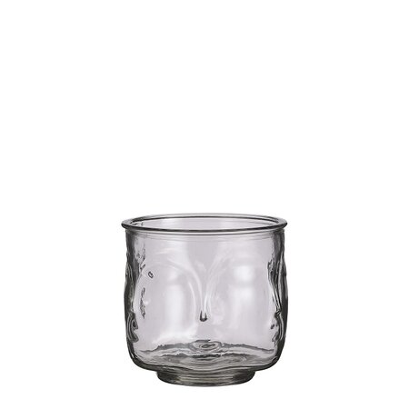 Vaas elmo d12.5h14cm transparant